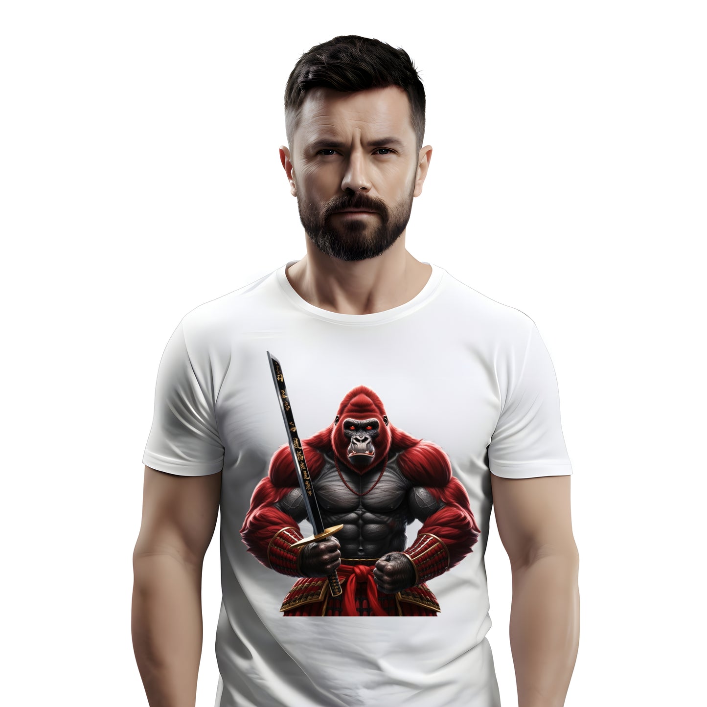 Gorilla 100% Cotton Printed T-Shirt