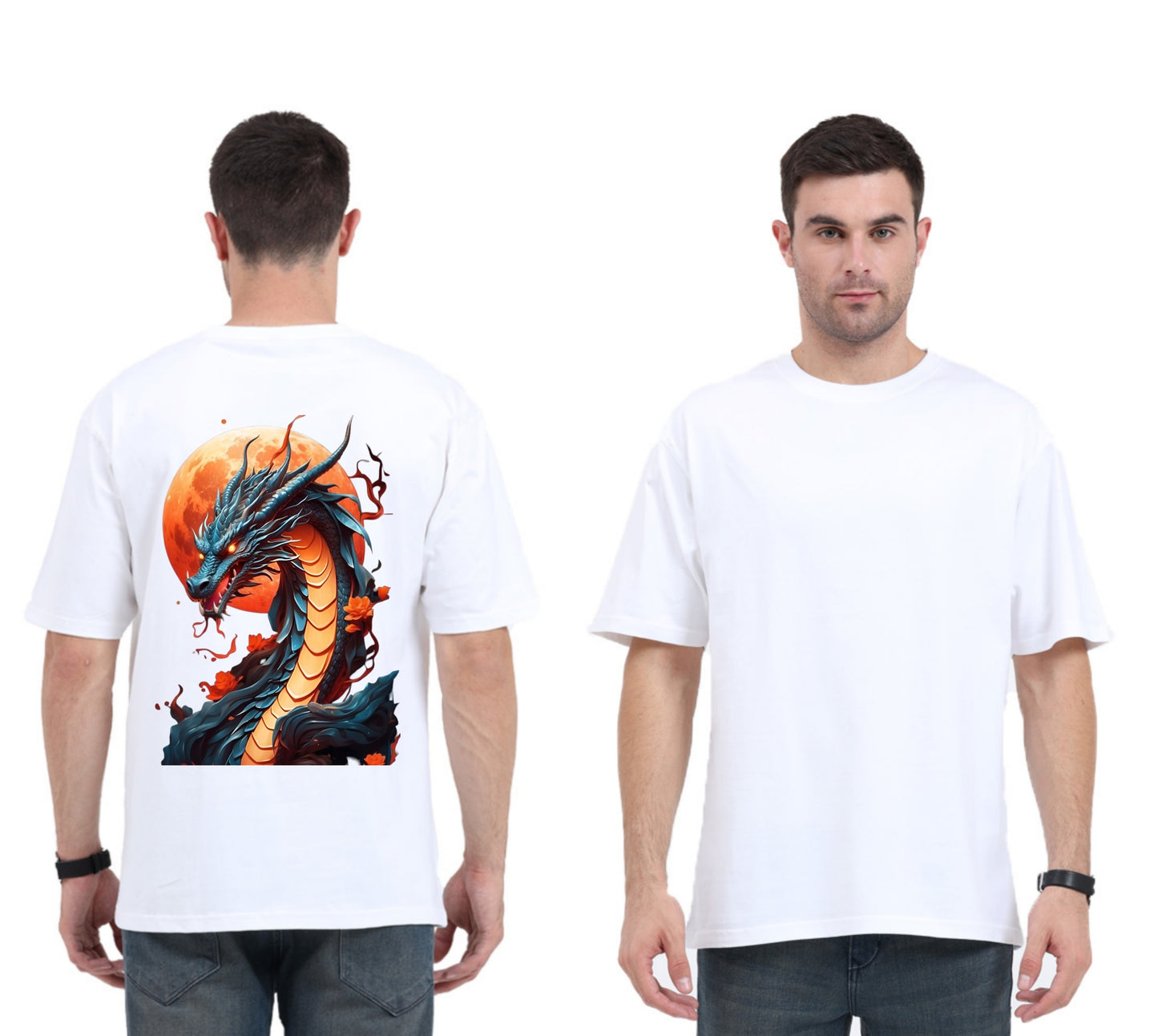 Dragon 100% Cotton Oversized T-Shirt