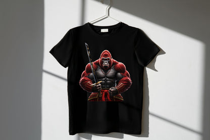 Gorilla 100% Cotton Printed T-Shirt