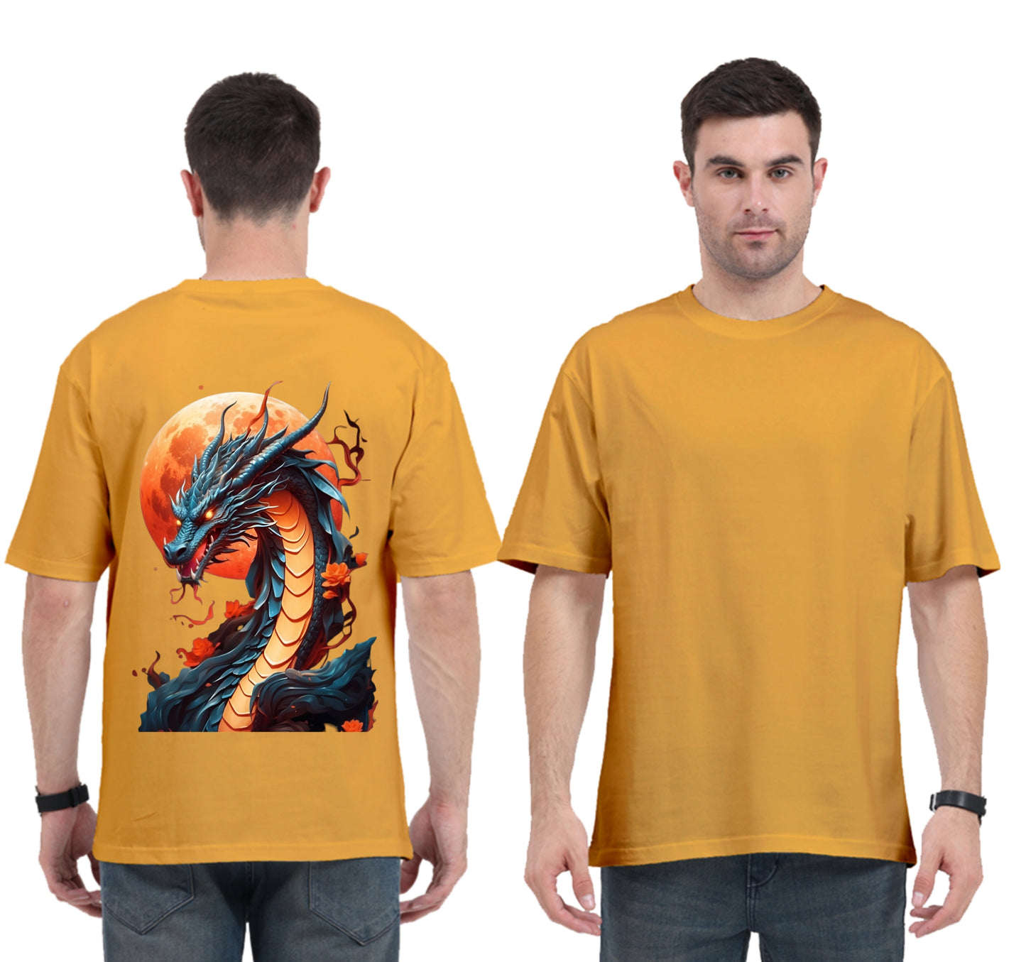 Dragon 100% Cotton Oversized T-Shirt