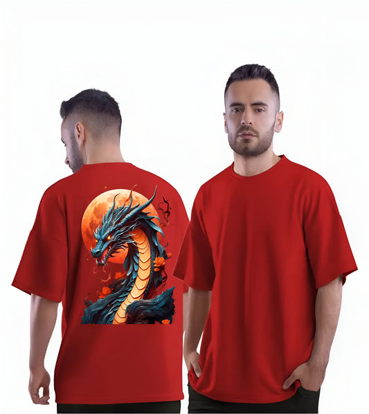 Dragon 100% Cotton Oversized T-Shirt