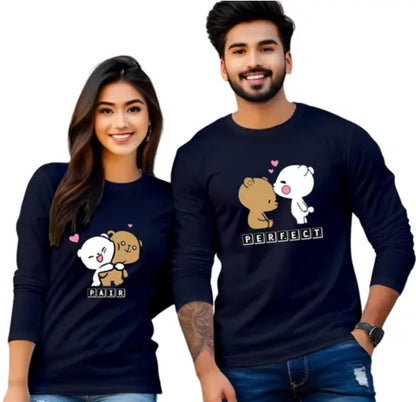 Perfect Pair Couple Full Sleeve T-Shirts