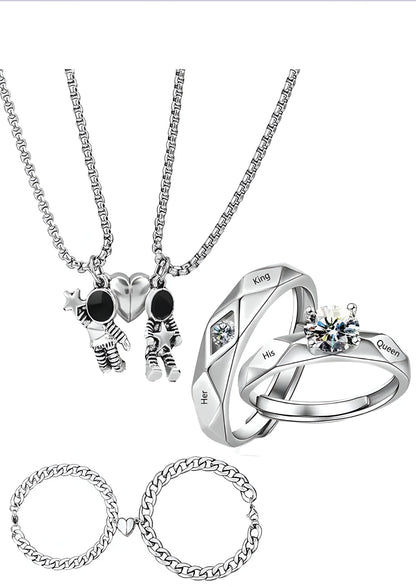 Couple Love Bond Jewellery Set