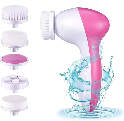 LumiGlow Pro 5 In 1 Portable Facial Massager