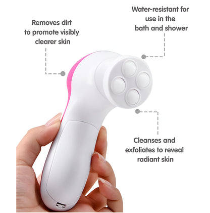 LumiGlow Pro 5 In 1 Portable Facial Massager