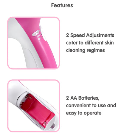 LumiGlow Pro 5 In 1 Portable Facial Massager